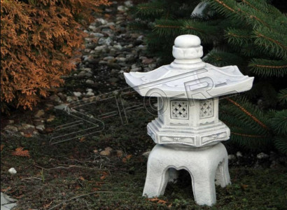 Japanischer Garten Dekoration Garten Deko Statue Figur Weiß Skulptur